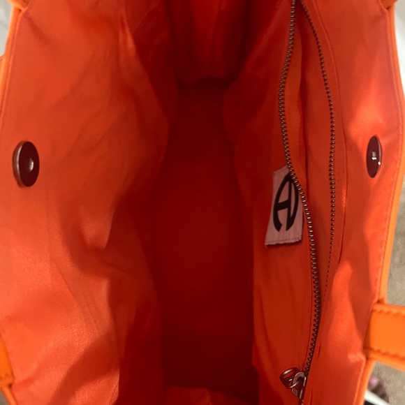 Orange Telfar Medium Shopping Bagb - Picture 3 of 5